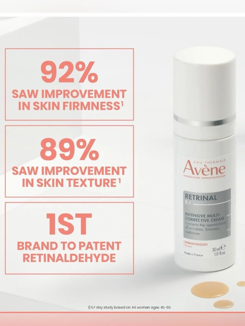 AVENE Retrinal 0.1 Intensive Multi-Corrective Cream 15 ml - NEW in Box